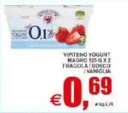 Pewex Vipiteno yogurt magro fragola/bosco vaniglia offerta