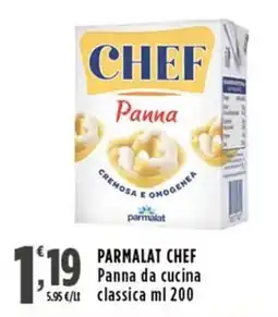 Rossotono Carrefour PARMALAT CHEF Panna da cucina classica offerta