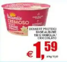 Pewex Dessert proteici base albume vaniglia/ cioccolato offerta