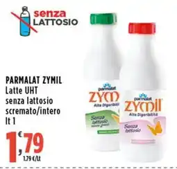 Rossotono Carrefour PARMALAT ZYMIL Latte UHT senza lattosio scremato/intero offerta