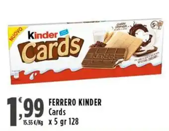 Rossotono Carrefour FERRERO KINDER Cards offerta