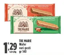 Rossotono Carrefour TRE MARIE Wafer offerta