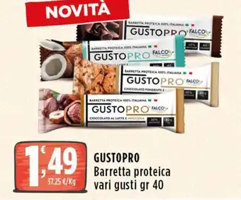Rossotono Carrefour GUSTOPRO Barretta proteica offerta
