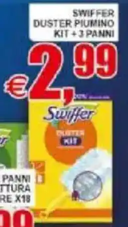 Pewex Swiffer duster piumino kit+3 panni offerta