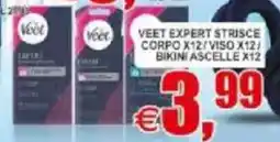 Pewex Veet expert strisce corpo x12/viso x12/ bikini ascelle x12 offerta