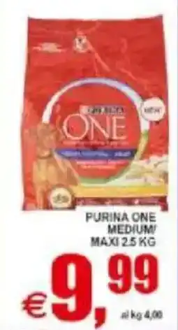 Pewex Purina one medium maxi offerta
