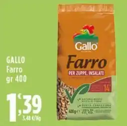 Rossotono Carrefour GALLO Farro offerta