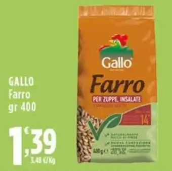 Rossotono Carrefour GALLO Farro offerta
