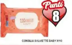 Pewex Consilia salviette baby x110 offerta