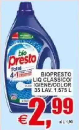 Pewex Biopresto liq classico igiene/color offerta