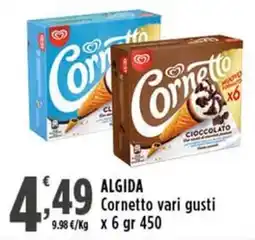 Rossotono Carrefour ALGIDA Cornetto offerta