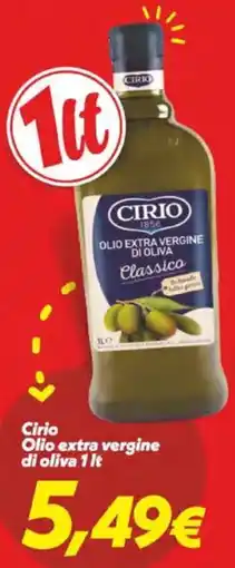 Iper Super Conveniente Cirio Olio extra vergine di oliva offerta