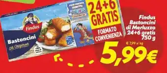 Iper Super Conveniente Findus Bastoncini di Merluzzo offerta