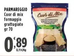 Rossotono Carrefour PARMAREGGIO Cuor di mix formaggio grattugiato offerta