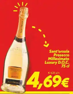Iper Super Conveniente Sant'orsola Prosecco Millesimato Luxury D.O.C. offerta