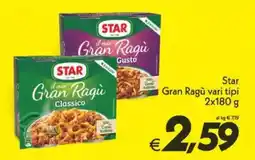 Iper Super Conveniente Star Gran Ragù offerta