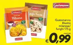 Iper Super Conveniente Gustomanno Risotto milanese/ funghi offerta