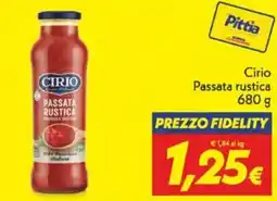 Iper Super Conveniente Cirio Passata rustica offerta