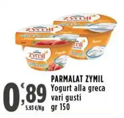 Rossotono Carrefour PARMALAT ZYMIL Yogurt alla greca offerta