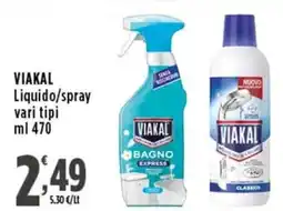 Rossotono Carrefour VIAKAL Liquido/spray offerta