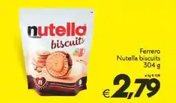 Iper Super Conveniente Ferrero Nutella biscuits offerta