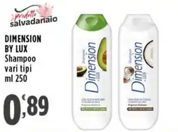 Rossotono Carrefour DIMENSION BY LUX Shampoo offerta