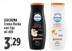 Rossotono Carrefour LEOCREMA Crema fluida offerta