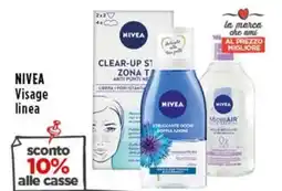 Rossotono Carrefour NIVEA Visage linea offerta