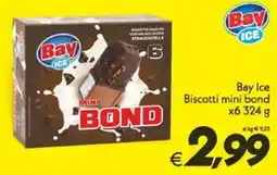 Iper Super Conveniente Bay Ice Biscotti mini bond x6 offerta