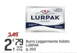 Supermercati Dok Burro Leggermente Salato LURPAK offerta