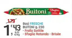 Supermercati Dok Basi FRESCHE BUITONI offerta