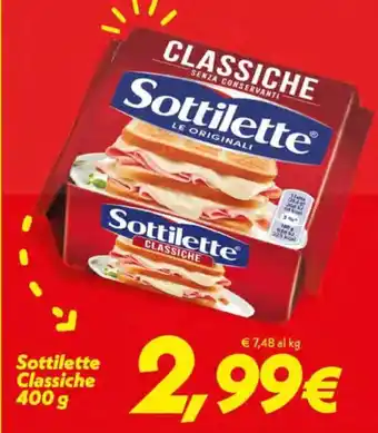Iper Super Conveniente Sottilette Classiche offerta