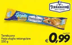 Iper Super Conveniente Terrabuona Pasta sfoglia rettangolare offerta