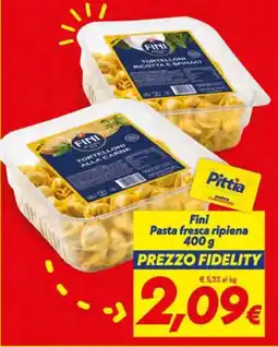 Iper Super Conveniente Fini Pasta fresca ripiena offerta