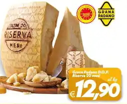 Iper Super Conveniente Grana Padano D.O.P. Riserva 20 mesi offerta