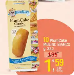 Supermercati Dok 10 Plum Cake MULINO BIANCO offerta