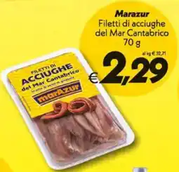 Iper Super Conveniente Marazur Filetti di acciughe del Mar Cantabrico offerta