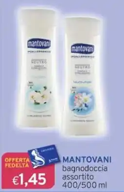 Sirene Blu MANTOVANI bagnodoccia offerta