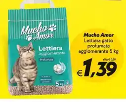 Iper Super Conveniente Mucho Amor Lettiera gatto profumata agglomerante offerta