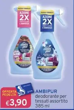 Sirene Blu AMBIPUR deodorante per tessuti offerta