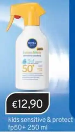 Sirene Blu NIVEA kids sensitive & protect fp50+ offerta