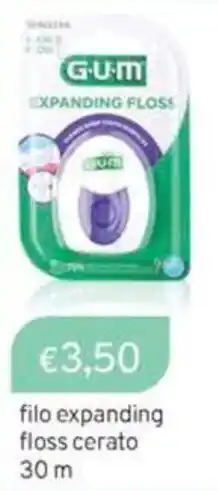 Sirene Blu GUM filo expanding floss cerato 30 m offerta