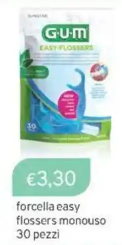 Sirene Blu GUM forcella easy flossers monouso 30 pezzi offerta
