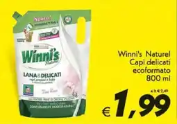 Iper Super Conveniente Winni's Naturel Capi delicati ecoformato offerta