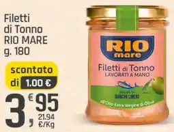 Supermercati Dok Filetti di Tonno RIO MARE offerta