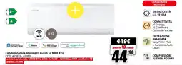 MediaWorld SAMSUNG Condizionatore Monosplit Luzon S2 9000 BTU offerta