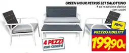 Iper Super Conveniente GREEN HOUR PETRUS SET SALOTTINO offerta