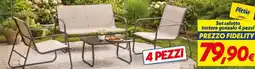 Iper Super Conveniente Set salotto tortora gonzalo offerta
