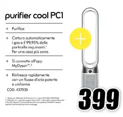 MediaWorld dyson purifier cool PC1 offerta