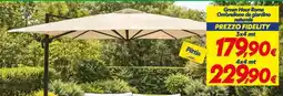 Iper Super Conveniente Green Hour Roma Ombrellone da giardino naturale offerta